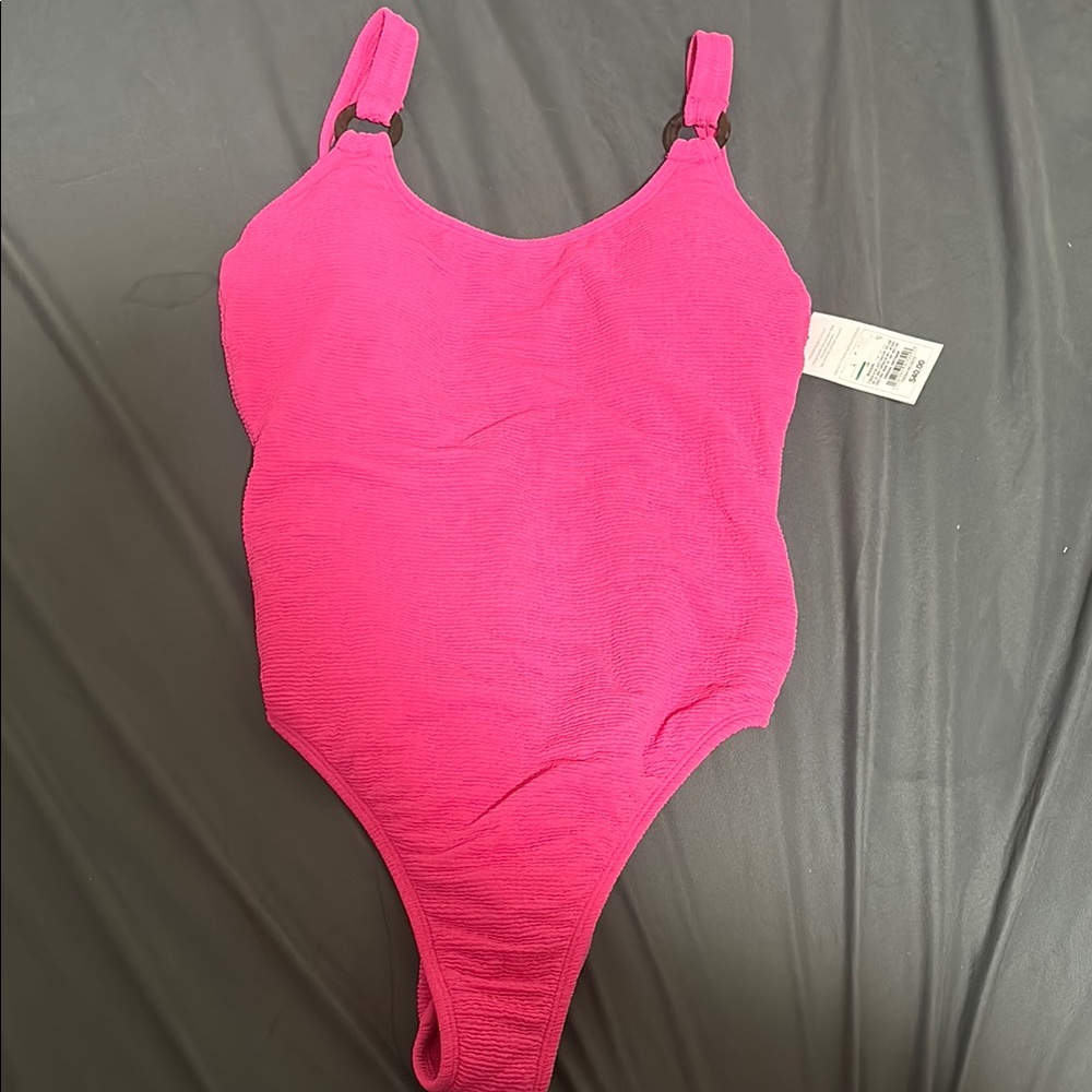 Bright Pink One-Piece Swimsuit